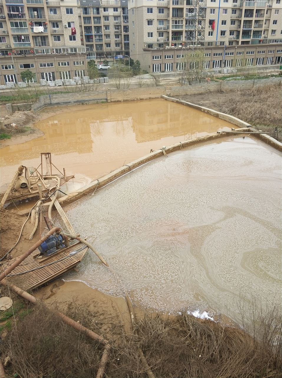 长城区沉淀池淤泥清理-厂区废水池淤泥清淤