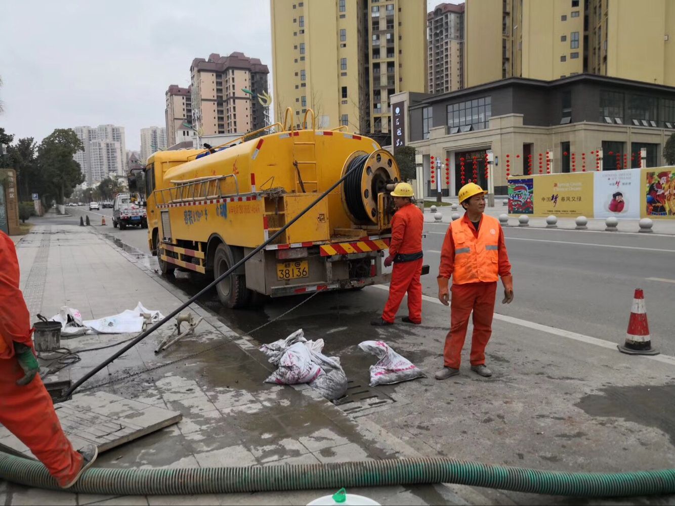 长城区排污管道清淤-管道清洗